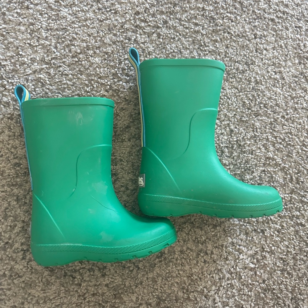 totes Kids Green Rain Boots